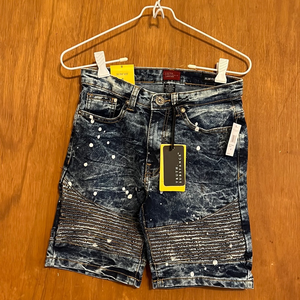 Truth Substance Boys Denim Stretch Shorts